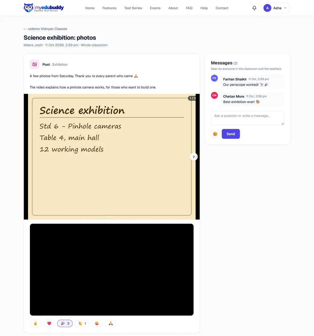 A post with photos